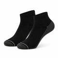 Calze corte 35-38 in tessuto a maglia nero grigio per uso quotidiano - bordo elastico