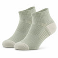 Calze sportive alla caviglia 39-42 in maglia verde salvia traspiranti