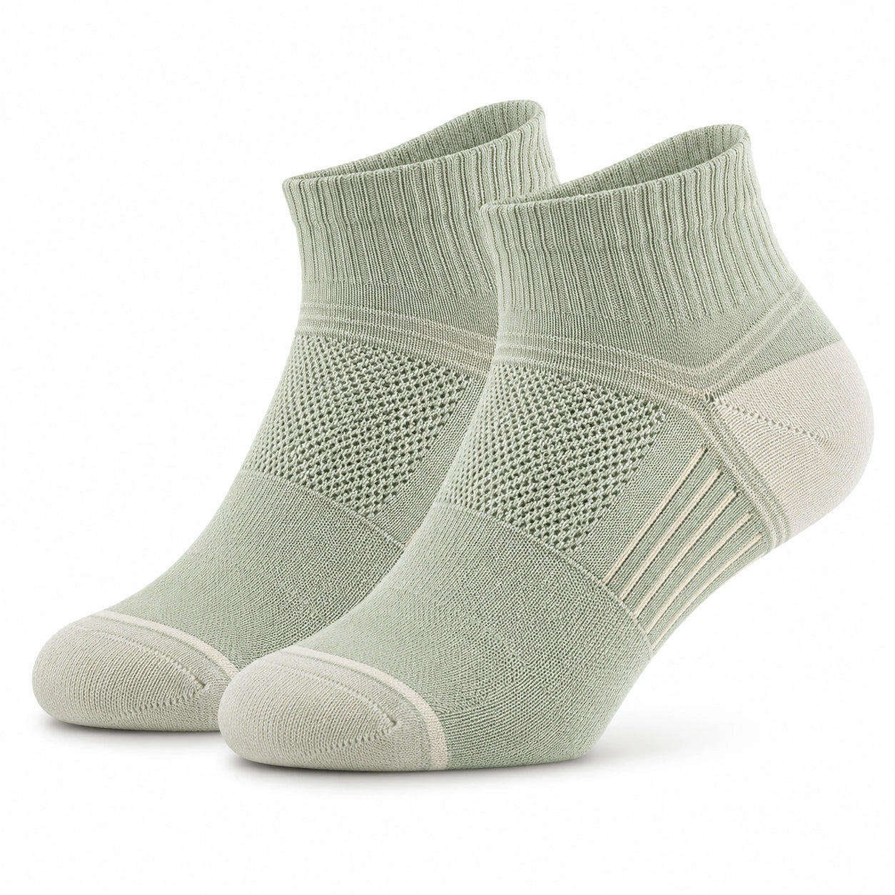 Calze sportive alla caviglia 39-42 in maglia verde salvia traspiranti