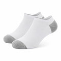 Calzini alla caviglia 43-46 in tessuto a maglia bianco e grigio per uso quotidiano sportivo