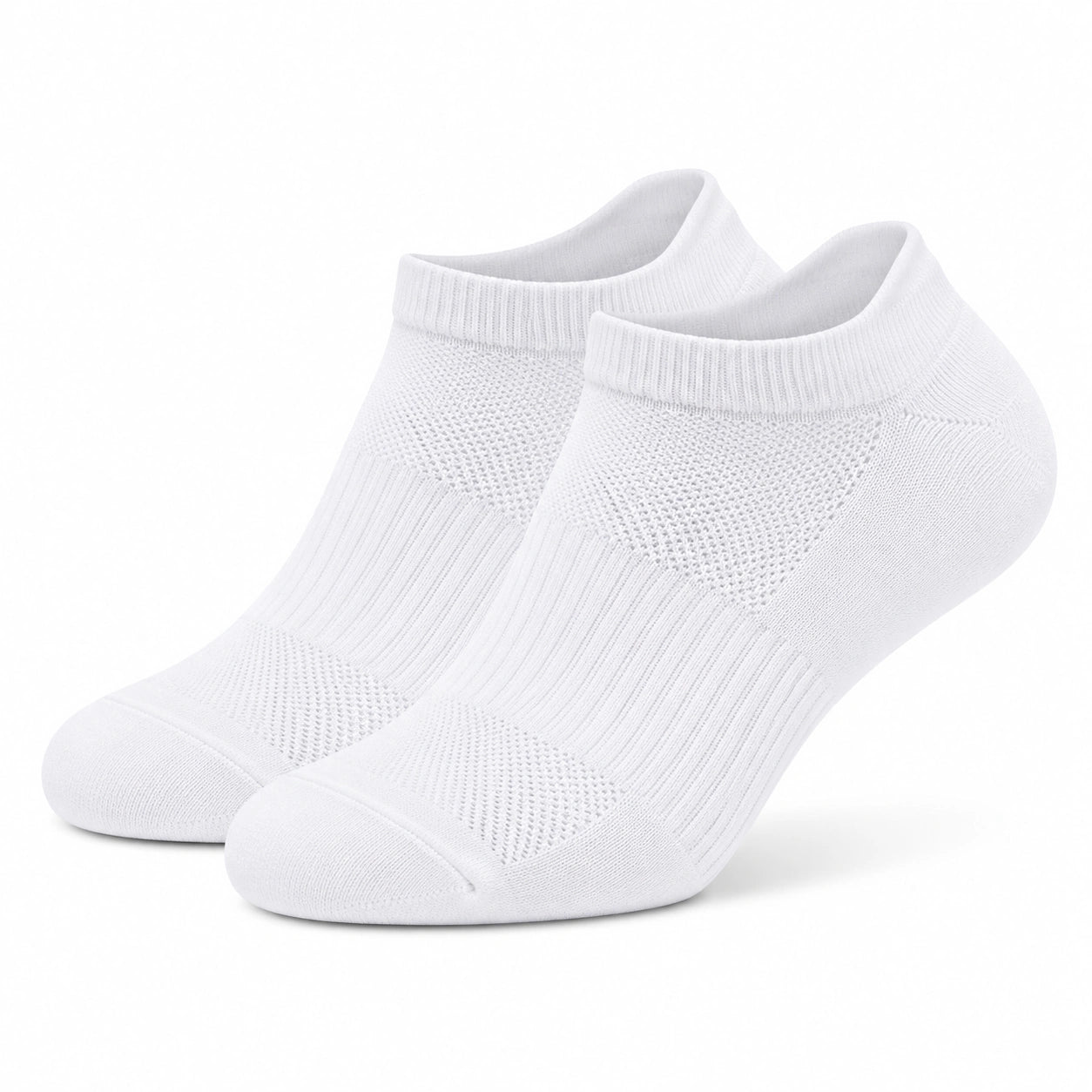 Calzini sportivi alla caviglia 43-46 in maglia bianco traspiranti